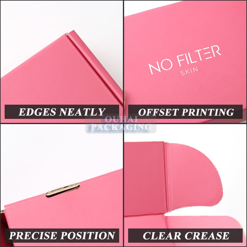 Custom Pink Shipping Boxes Clothing Cosmetics Electronic Products out Packing Corrugated Paper Mailers Cardboard Packaging Box