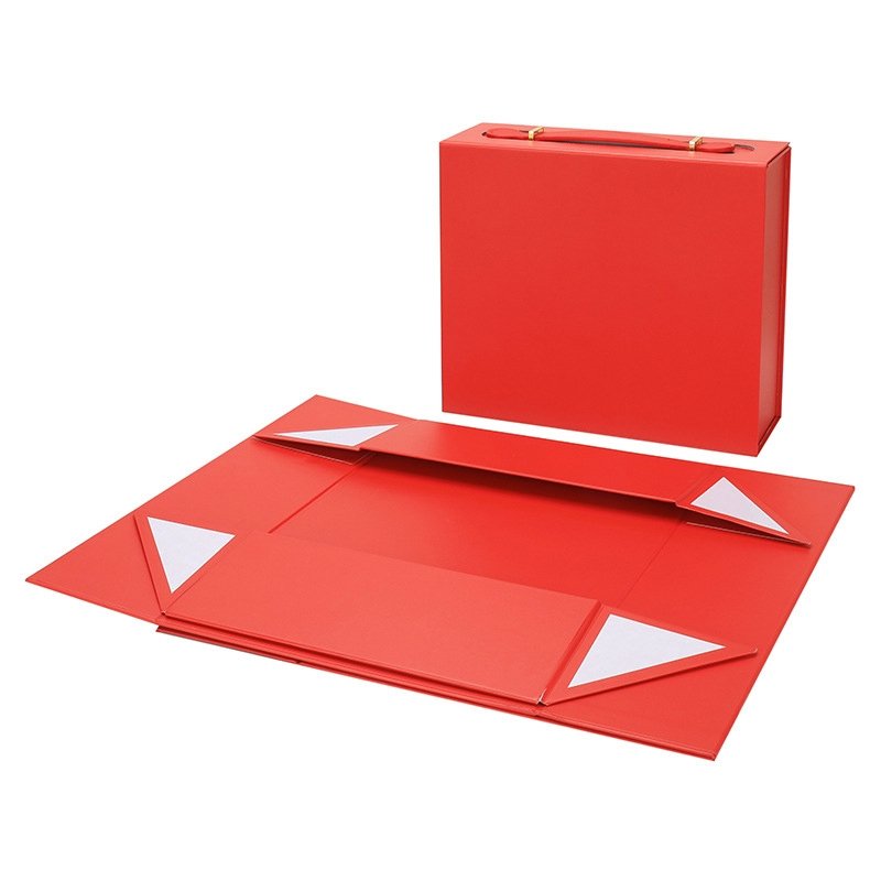 Custom Logo Luxury Gift Packaging Foldable Cardboard Paper Box Boxes Packaging For Magnetic Paper Folding Gift Box