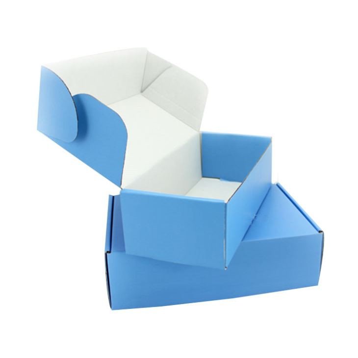 HENGXING OEM manufacturer custom logo print eco friendly black corrugated mailing boxes pink purple shipping box