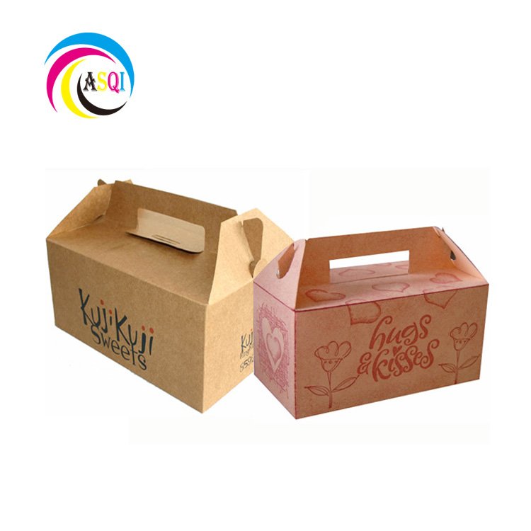 paper meal box Food Kids Lunch Boxes 2021 Food Take Away Disposable Food & Beverage Packaging Kraft Paper Customized Accept