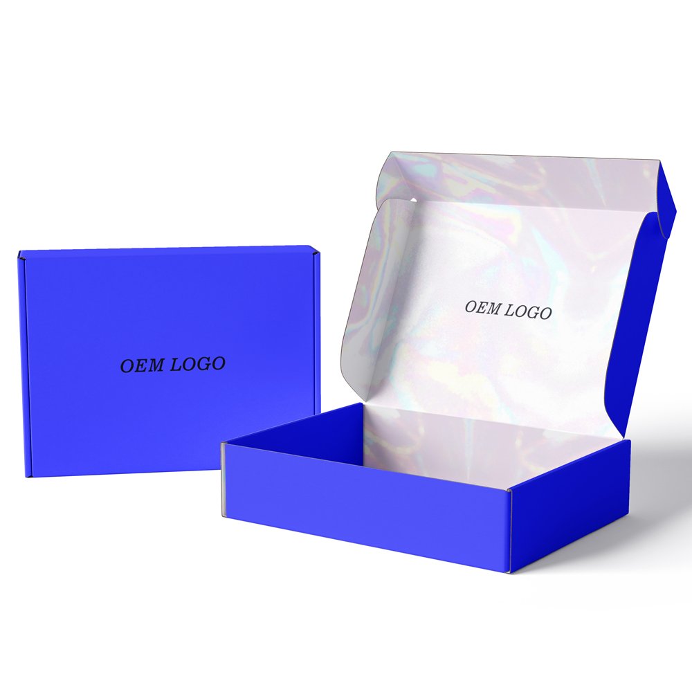 Biodegradable Packaging Paper Box Grade Pink Shipping Boxes Christmas Mailer Box With Custom Logo For Clothing Cosmetics