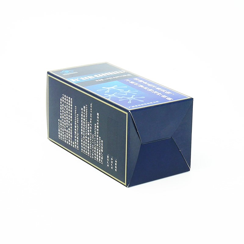 Food Grade Packaging UV Printing Folder Box Custom Packaging Ivory Cardboard Varnishing Paper Box