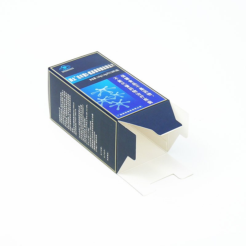 Food Grade Packaging UV Printing Folder Box Custom Packaging Ivory Cardboard Varnishing Paper Box