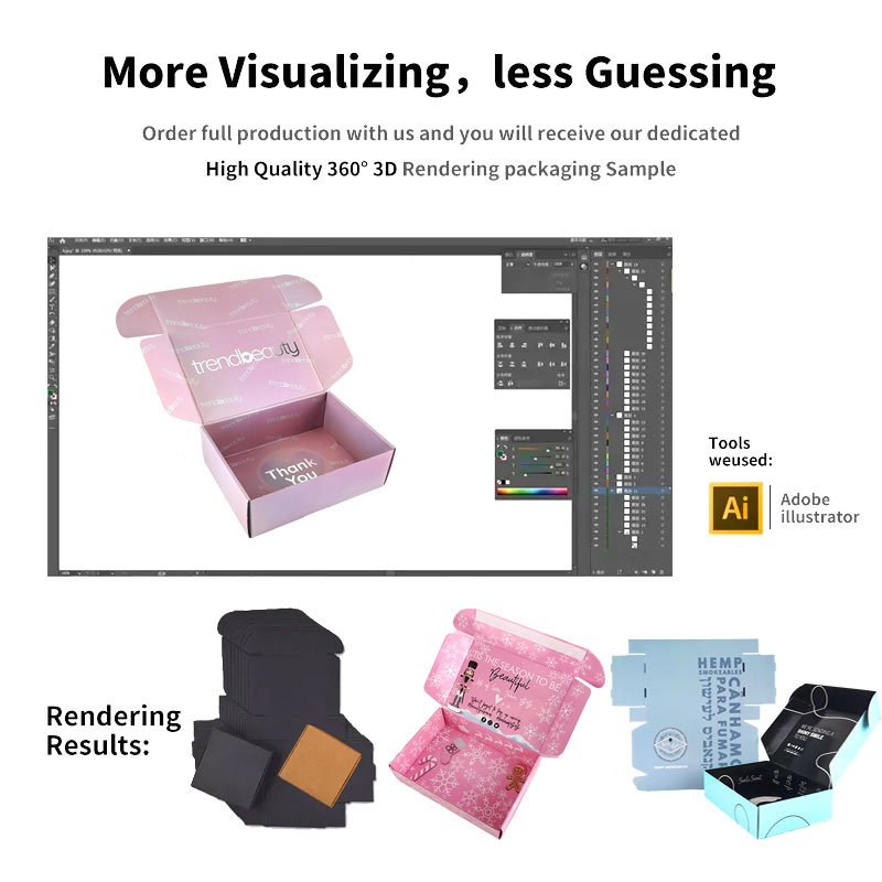 2023 Manufacturer Custom Printed Color Cardboard Mailer Shipping Postal Box Paper Packaging Corrugated Shipping Box For Garment