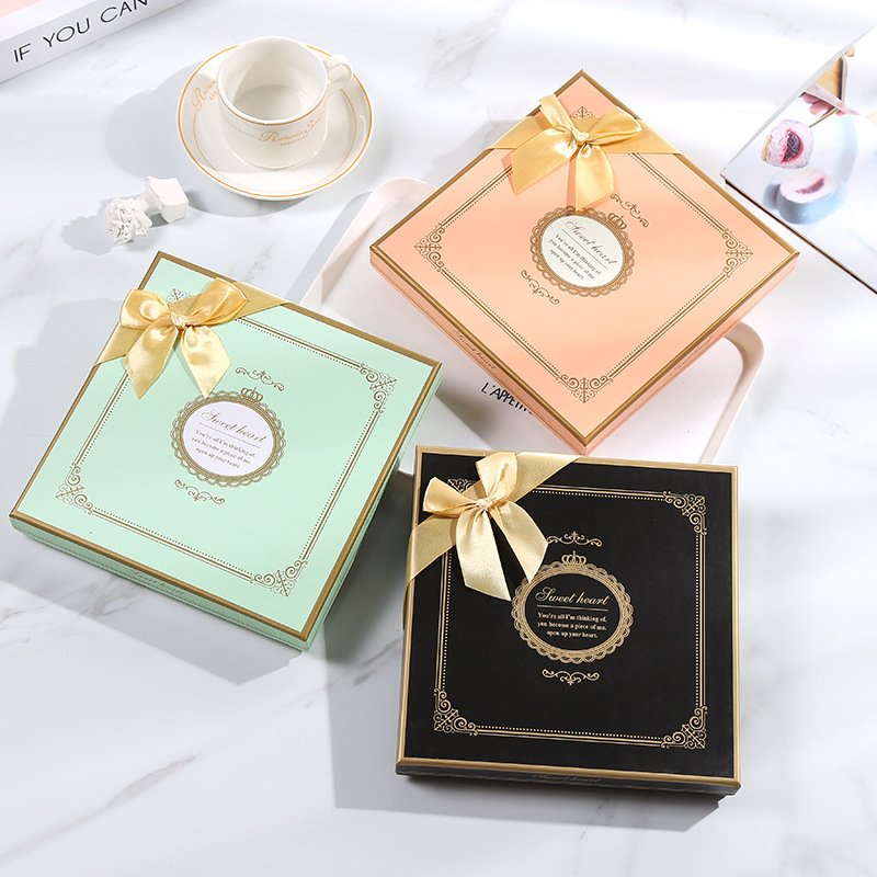 Custom luxury hot stamping logo chocolate packaging box cookies boxes packaging chocolate boxes