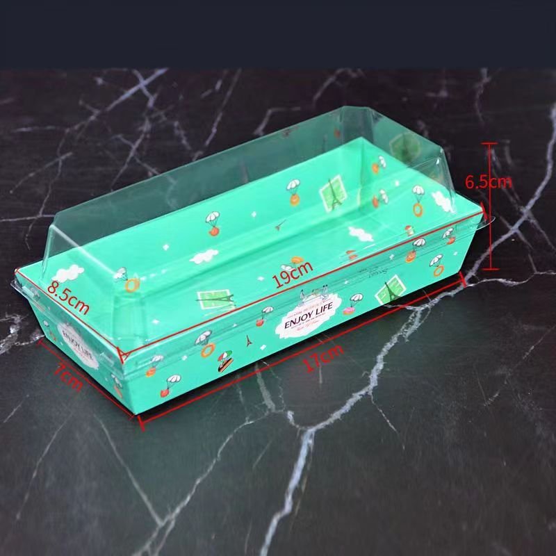 Factory Custom cake paper box wholesale custom transparent food grade cake box Printing Foldable Packaging Paper Box