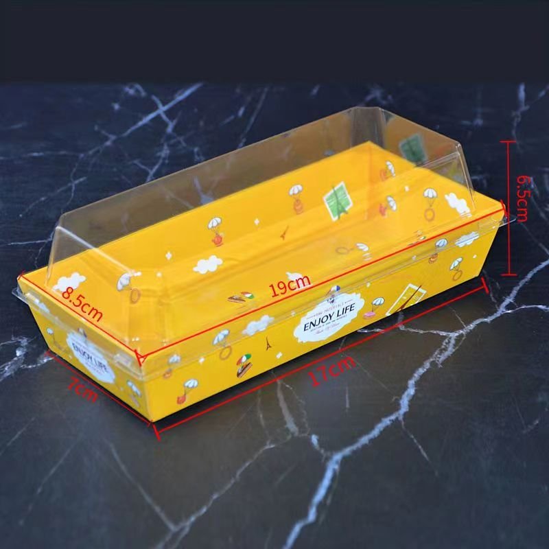 Factory Custom cake paper box wholesale custom transparent food grade cake box Printing Foldable Packaging Paper Box