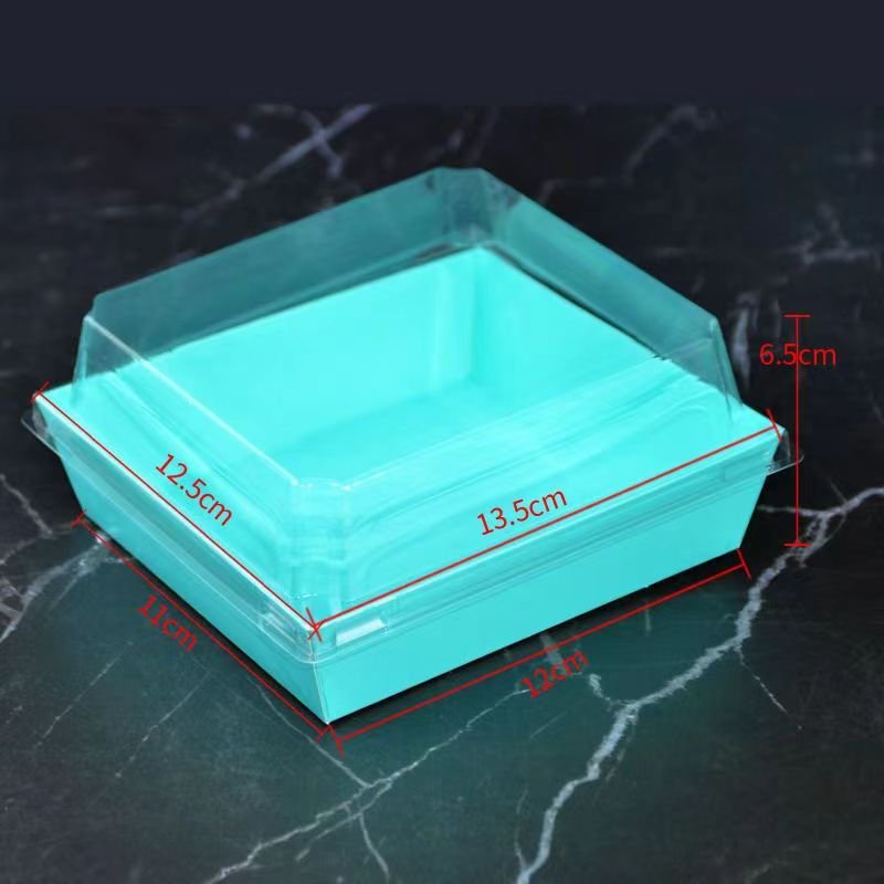 Factory Custom cake paper box wholesale custom transparent food grade cake box Printing Foldable Packaging Paper Box