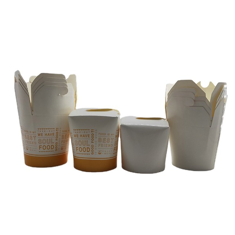 32oz customized logo pasta packing box take out container food paper box food grade noodles box