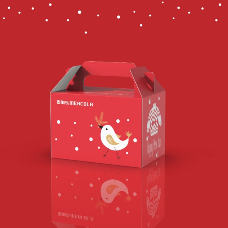 Supplies Bakery Cupcake Paper Packaging Christmas Cup Cake Box With Plastic Window And Bag