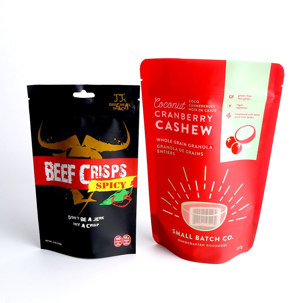 Plastic Bag Packaging Food Pouch Coffee Stand Up Pouch Zipper Foil Paper Printed Tea Aluminum Zip Custom Mylar Bags