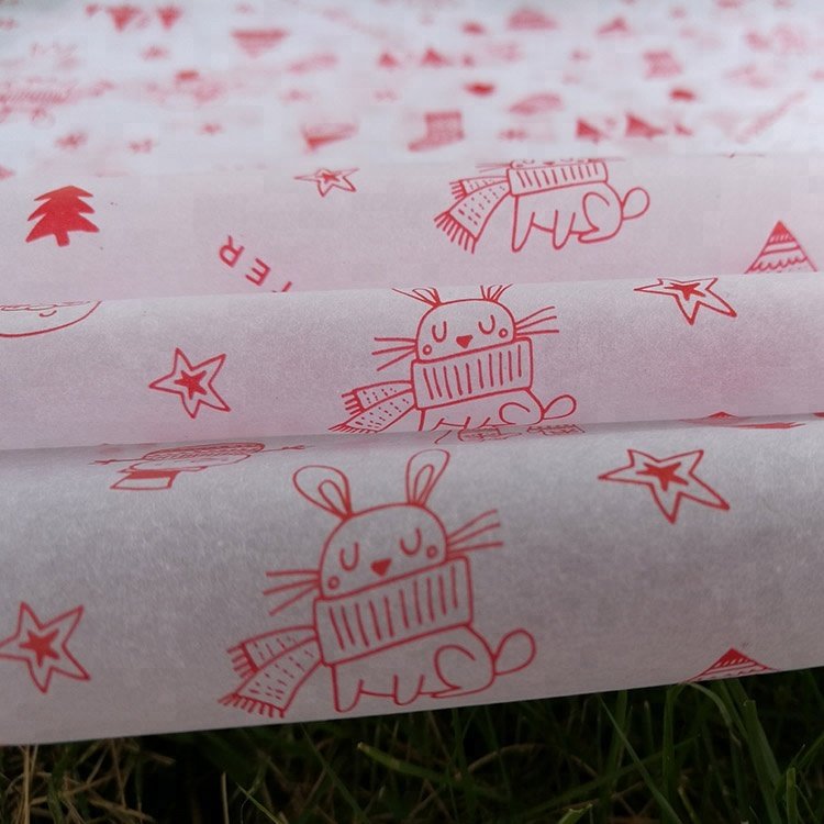 Water-proof Packing Paper Wholesale Design Custom Printed Name Logo Wrapping Tissue Paper for Gift