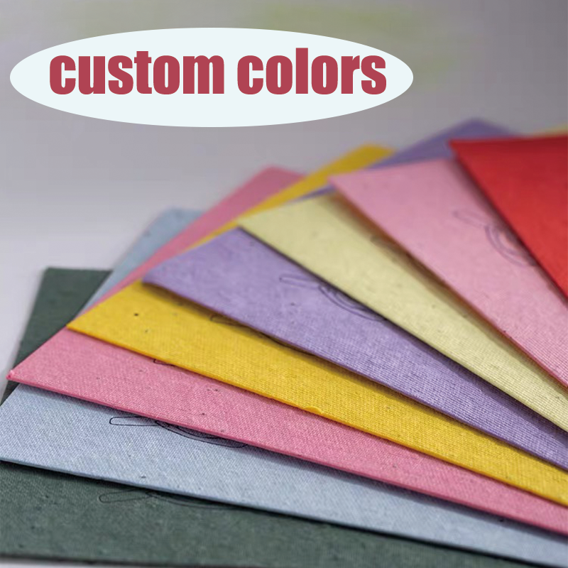 Wholesale Custom Eco Seed Plantable Paper For Thank You Cards Postcards Business Cards Packaging Cards