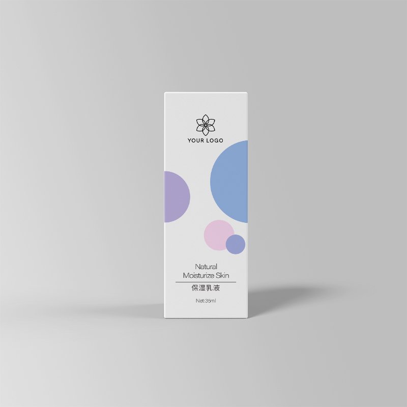 Customized rigid white card paper box for medicine food packaging cosmetics packaging box customizable
