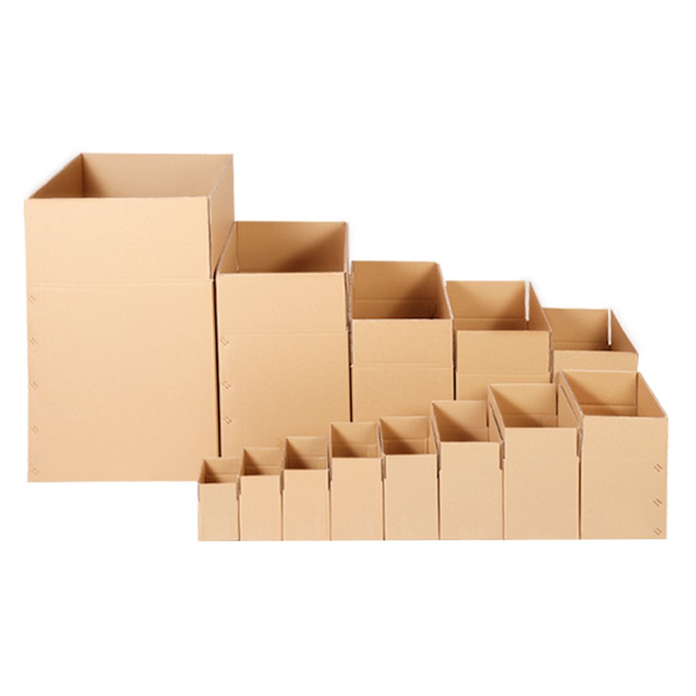 ECO Kraft Paper Mailer Express Shipping Packaging Box Wholesale Various Sizes Express Box Carton