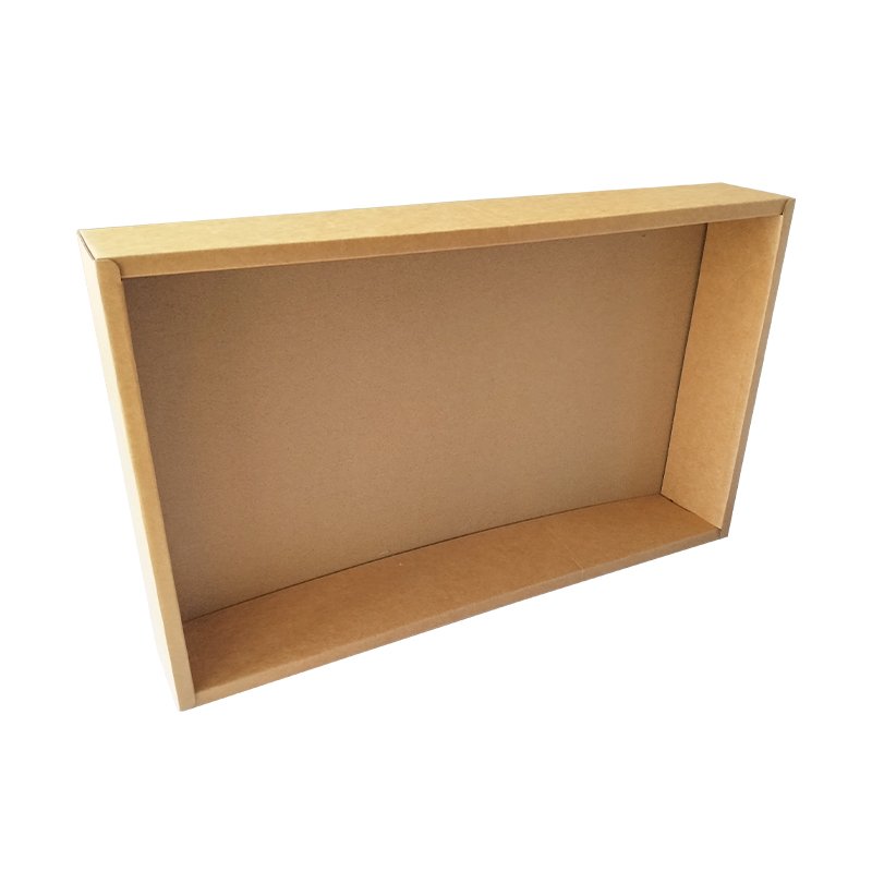 Hot Sales Large Bearing Capacity Corrugated Cardboard Durable Paper Trays Folding Size Custom Goods Packaging Display Paper Tray