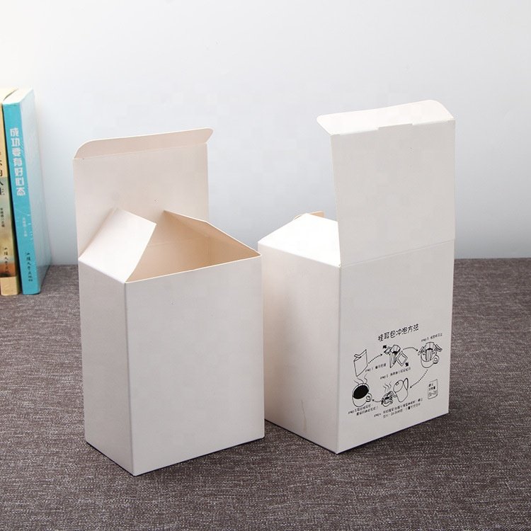 Cailyn Disposable Hanging Ear Drip Coffee Tea Filter Folding Cardboard Paper Packaging Tea Box And Tea Bag For Small Business