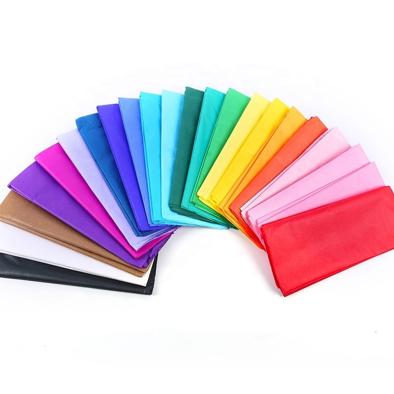 Colorful gift tissue paper wrapping paper for kite paper gift packaging