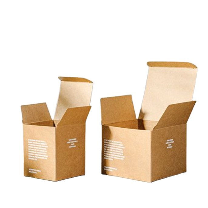 Eco-friendly Candle Box Kraft Custom Printed Box For Candle Jar Packaging Paper Boxes