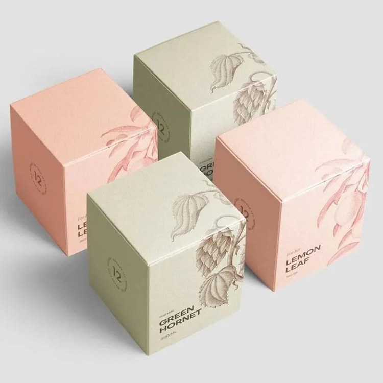 Luxury Beauty Product Cosmetics Aromatherapy Diffuser Essential Oil Paper Packaging Retail Box With Printing Logo