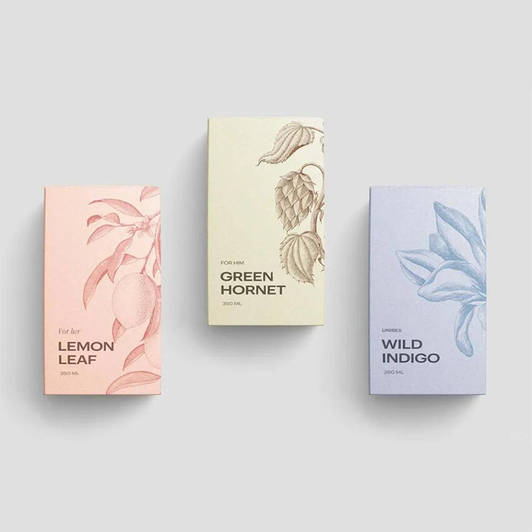 Luxury Beauty Product Cosmetics Aromatherapy Diffuser Essential Oil Paper Packaging Retail Box With Printing Logo