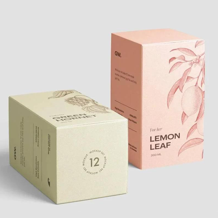 Luxury Beauty Product Cosmetics Aromatherapy Diffuser Essential Oil Paper Packaging Retail Box With Printing Logo