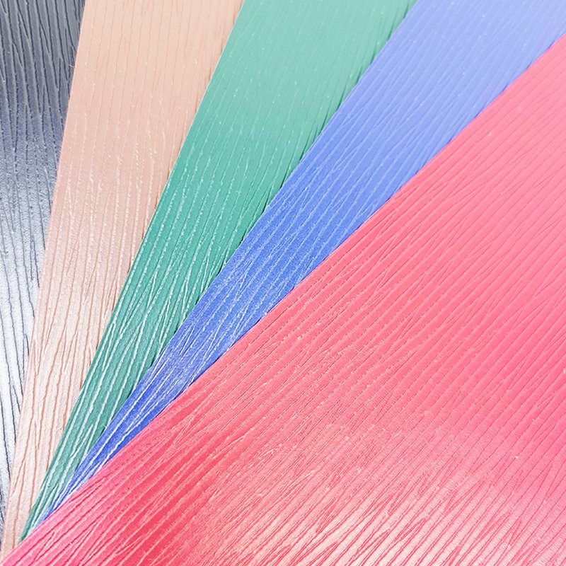 single color PVC coated binding paper for box book packaging paper