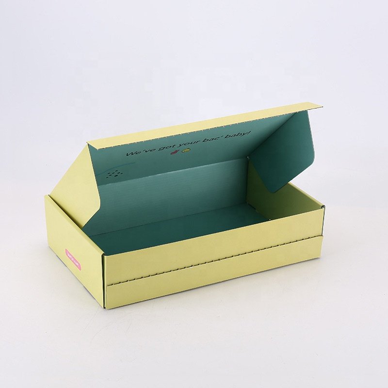 Custom Logo Luxury High Quality Kraft Purple Mailing Box Corrugated Paper Shipping Box For Clothing Packaging