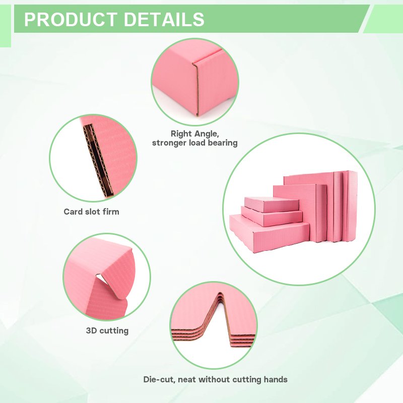 High Quality Paper Boxes Jewelry Gift Cardboard Folding Mailing Mailer Shipping Box Corrugated Packaging Box With Custom Logo