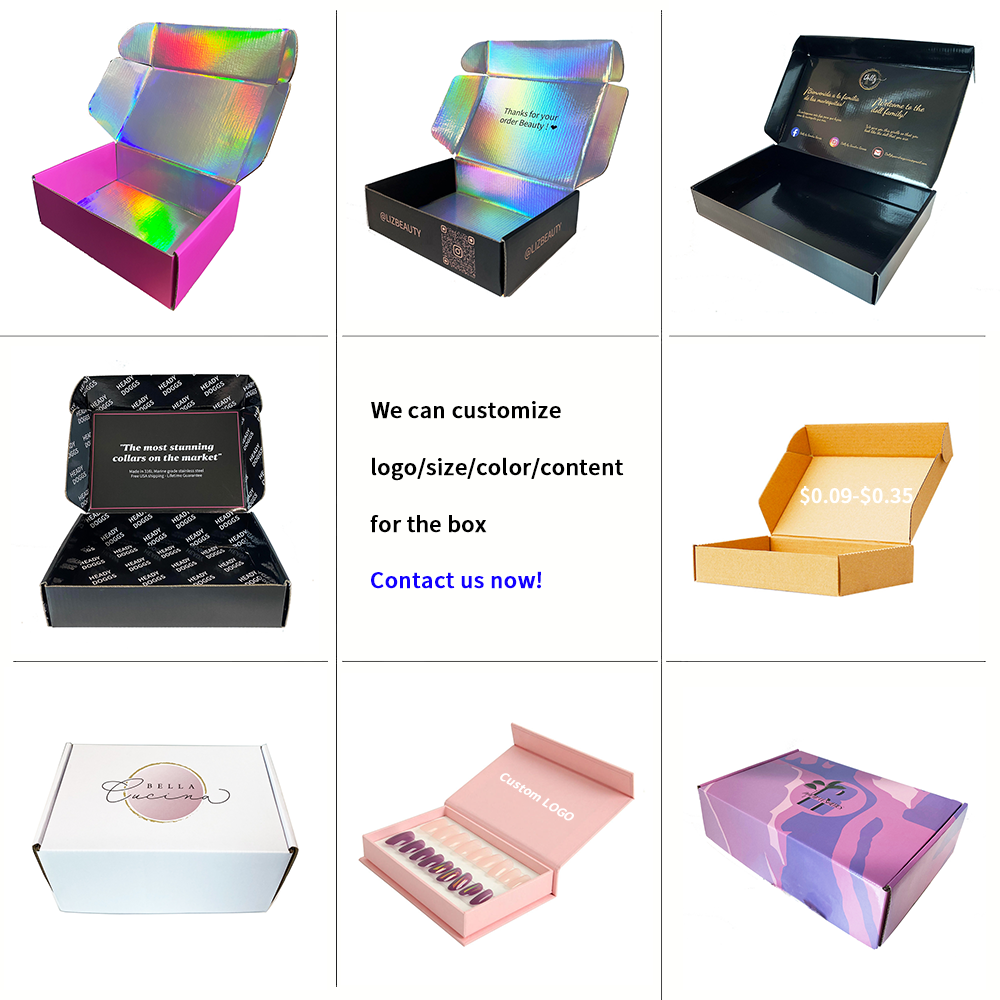 HOT Trending Skincare / Beauty / Cloth Pink Mailer Paper Custom Shipping Boxes Logo Gift Delivery Mailing Packaging Box