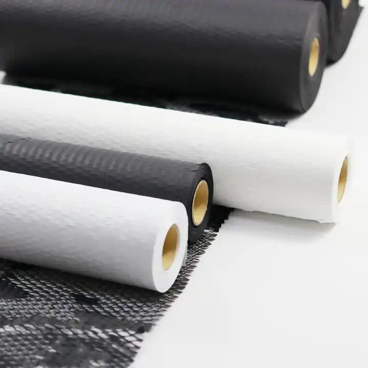Factory price FDA Wrapping Kraft Cushion Board Roll Packing Large Honeycomb Paper Folding Feature Honeycomb Paper