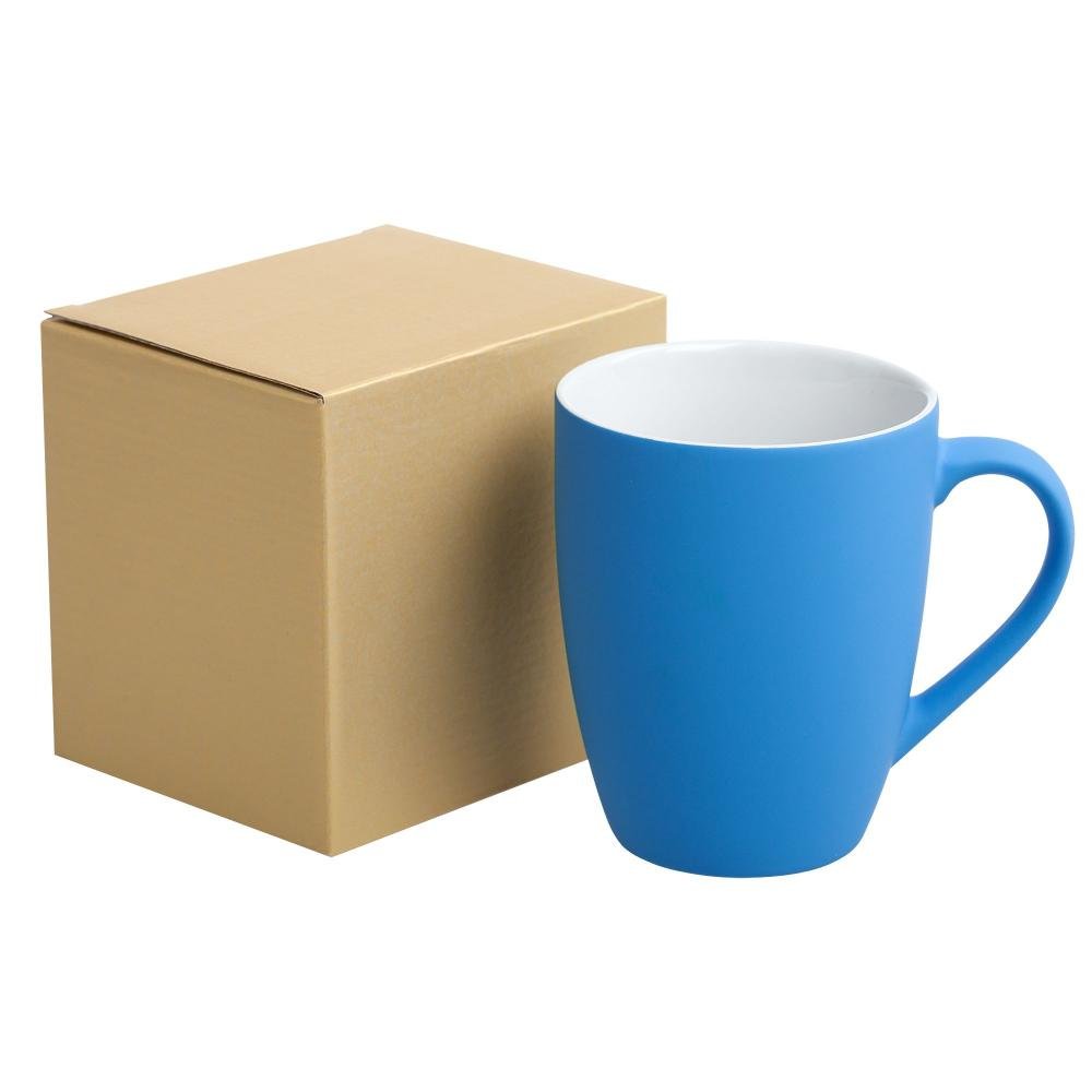 Custom Design Logo Coffee Tea Mug Folding Carton Gift Packaging Wholesale 350/400gsm Coated Paper Cardboard Square Boxes for Cup