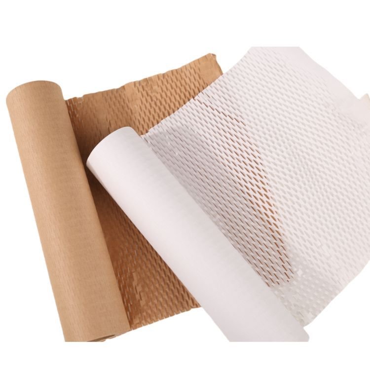 Best Price Recyclable Custom Size Honeycomb Packaging Paper Brown Honeycomb Cushion Paper Roll