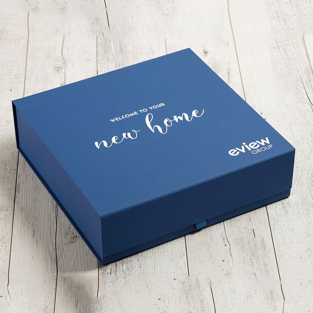 Custom Logo Rigid Grey board Cardboard Packaging Collapsible Paper Gift Box With Magnet Lid Closure