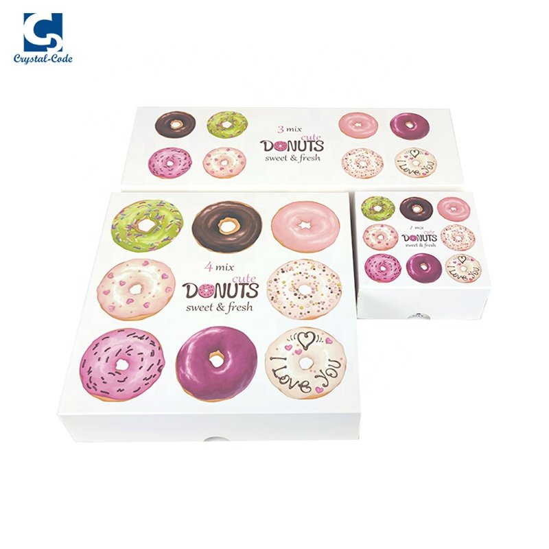 Paper Boxes Packing Small Cupcake Cake Packaging Cardboard 12 Holes Baking Plastic Take Away Microchannel Pastry Box