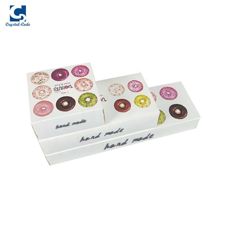 Paper Boxes Packing Small Cupcake Cake Packaging Cardboard 12 Holes Baking Plastic Take Away Microchannel Pastry Box