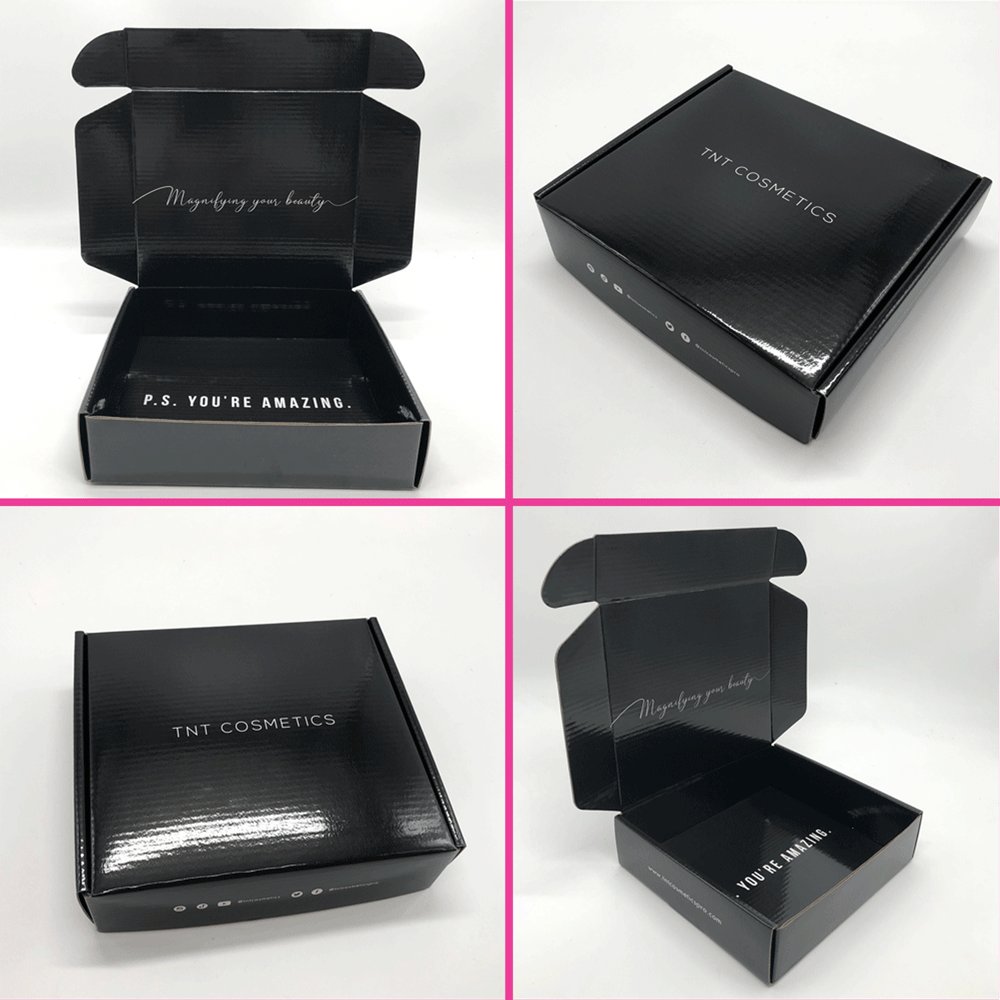 Custom Logo Luxury Giftbox Corrugated Box Gift Square Packing Shipping Mailer Box Packaging With Logo