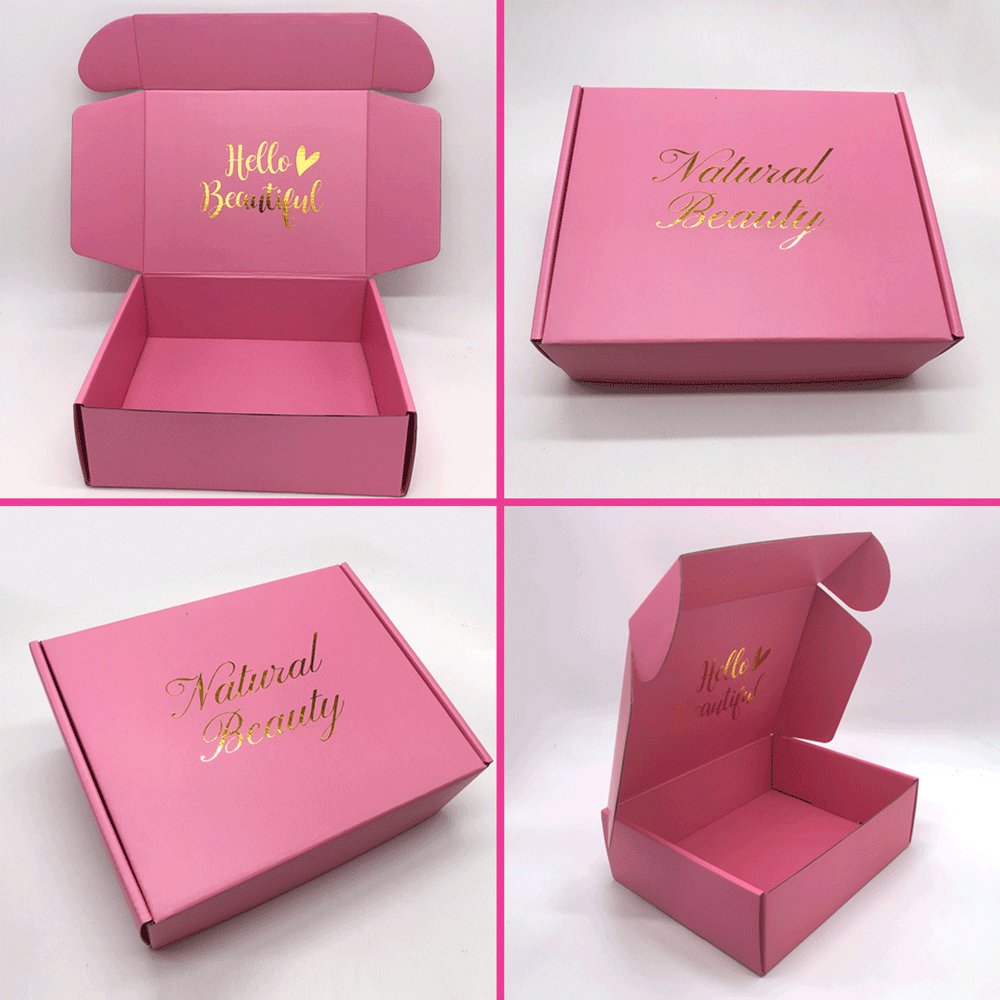 Custom Logo Luxury Giftbox Corrugated Box Gift Square Packing Shipping Mailer Box Packaging With Logo