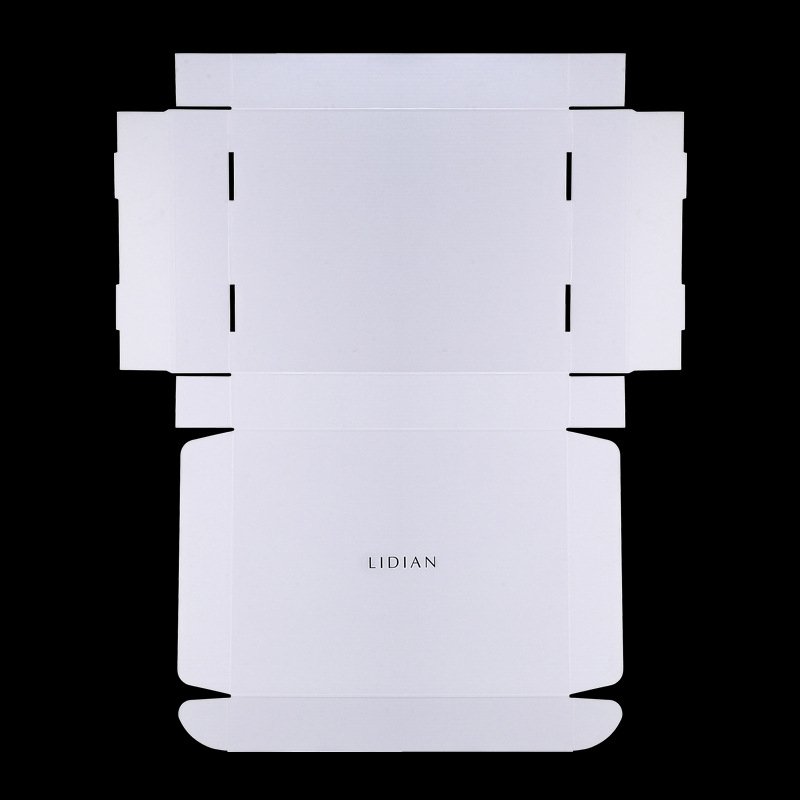 White Aircraft Box Three-Layer Corrugated Box Clothing Packaging Foldable Paper Box Wholesale White Corrugated In Stock
