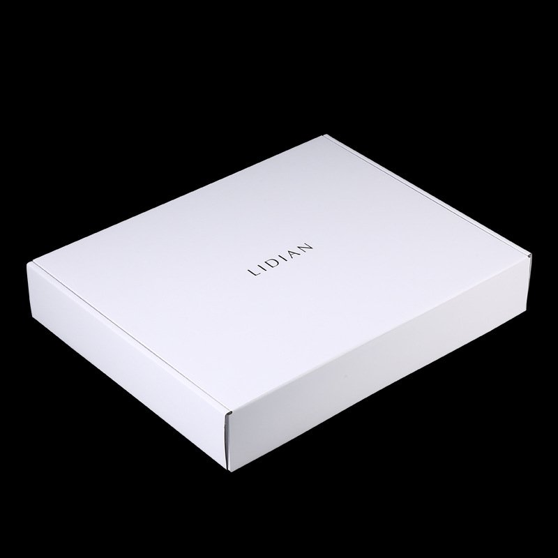 White Aircraft Box Three-Layer Corrugated Box Clothing Packaging Foldable Paper Box Wholesale White Corrugated In Stock
