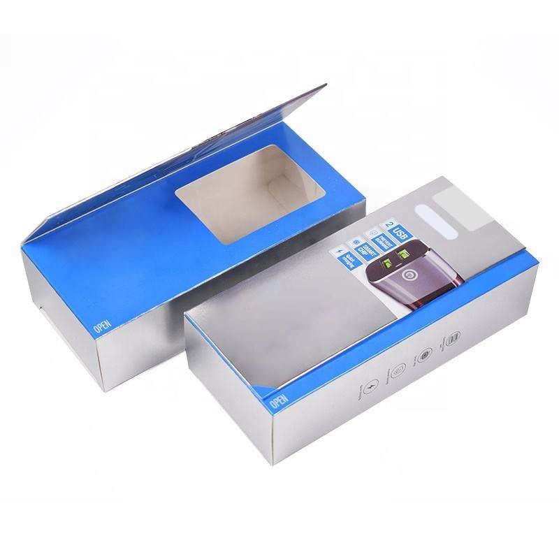 China Wholesale Custom Logo USB Adaptive Travel Charge Color Boxes Flip Top Paper Packaging Box