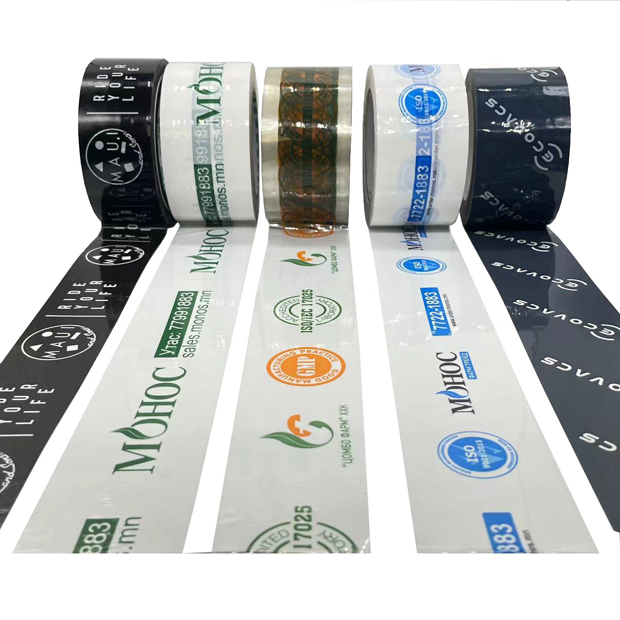 Custom Super Clear Opp Box Fragile Acrylic Adhesive Logo Packaging Tape Brown Bopp Printed Carton Sealing Packing Tape