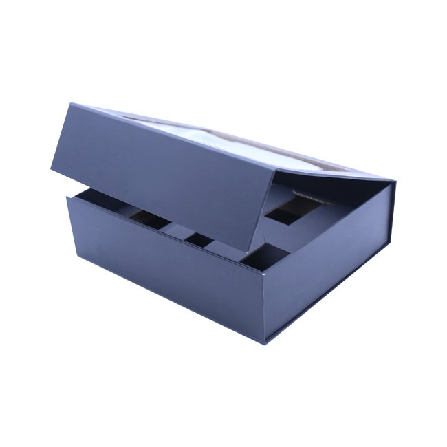 Custom luxury magnetic gift box packaging perfume cosmetics skin care eyeshadow set face cream paper folding carton