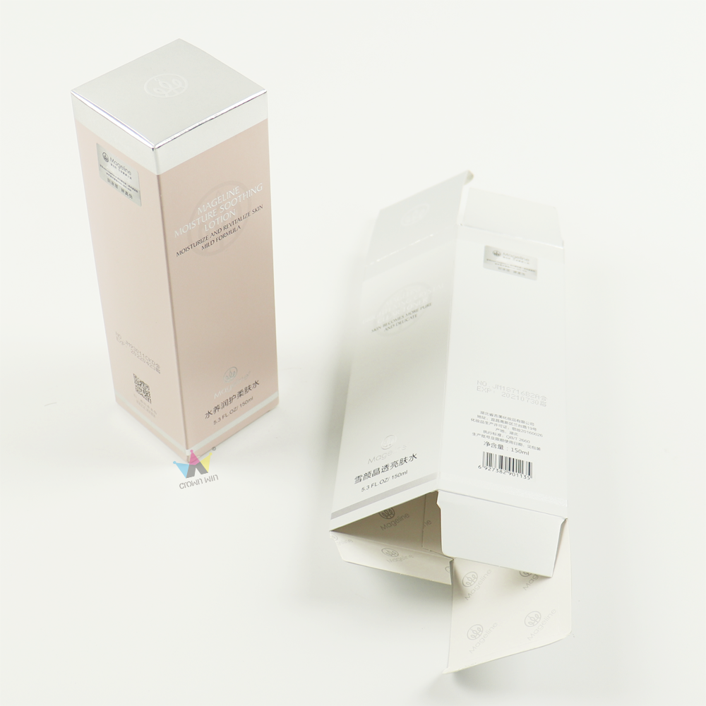 cardboard eco friendly luxury fancy custom makeup organizer cosmetic packaging paper box for cosmetic gift single paper boxes