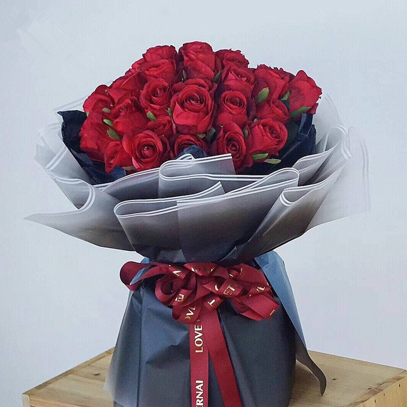 Wholesale Bouquet Korean Paper For Flowers Film Transparent Gift Wrapping Paper