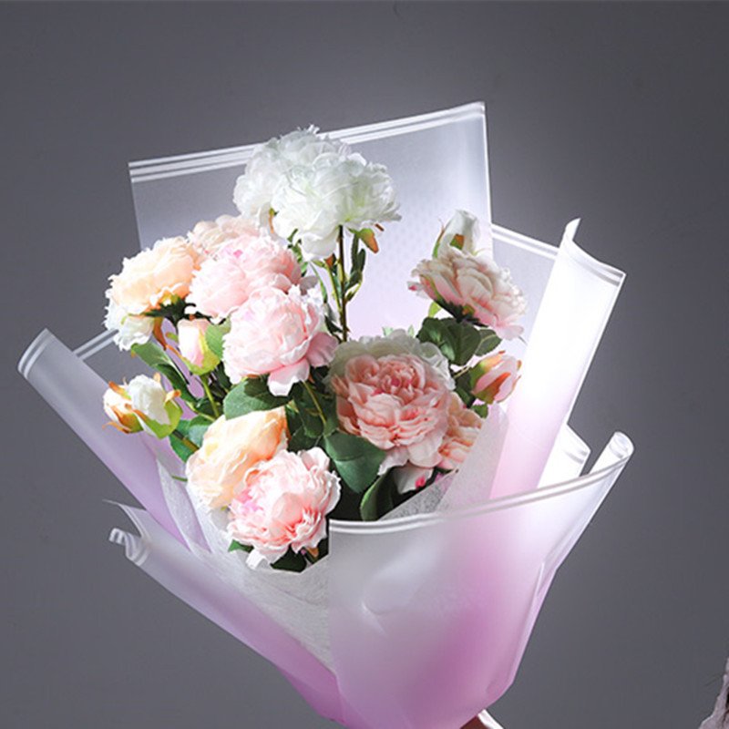 Wholesale Bouquet Korean Paper For Flowers Film Transparent Gift Wrapping Paper