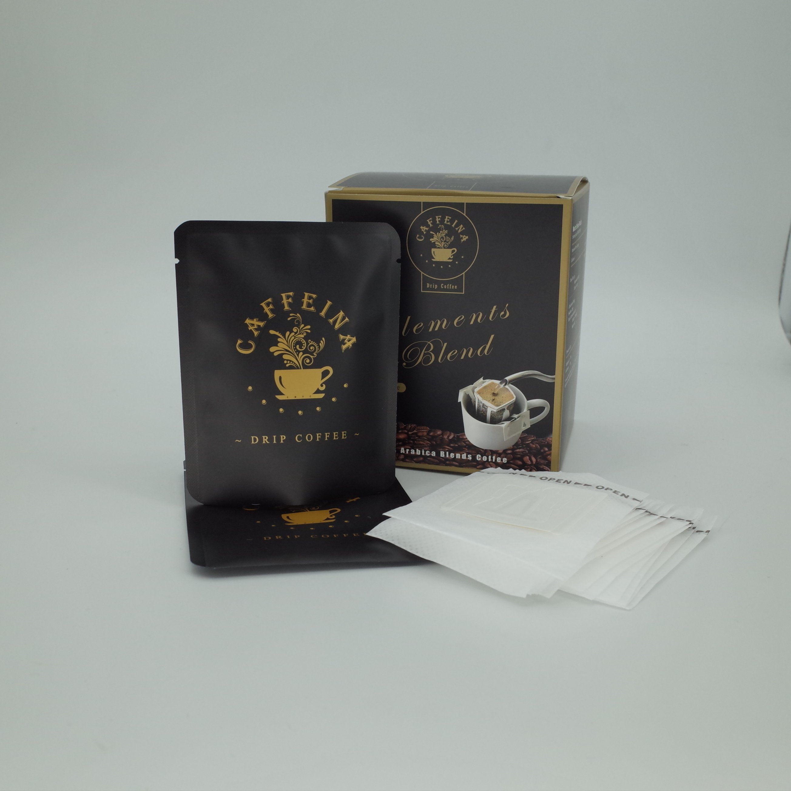 Manufacturers Japanese drip coffee filter bag coil hanging ear coffee filter paper bag