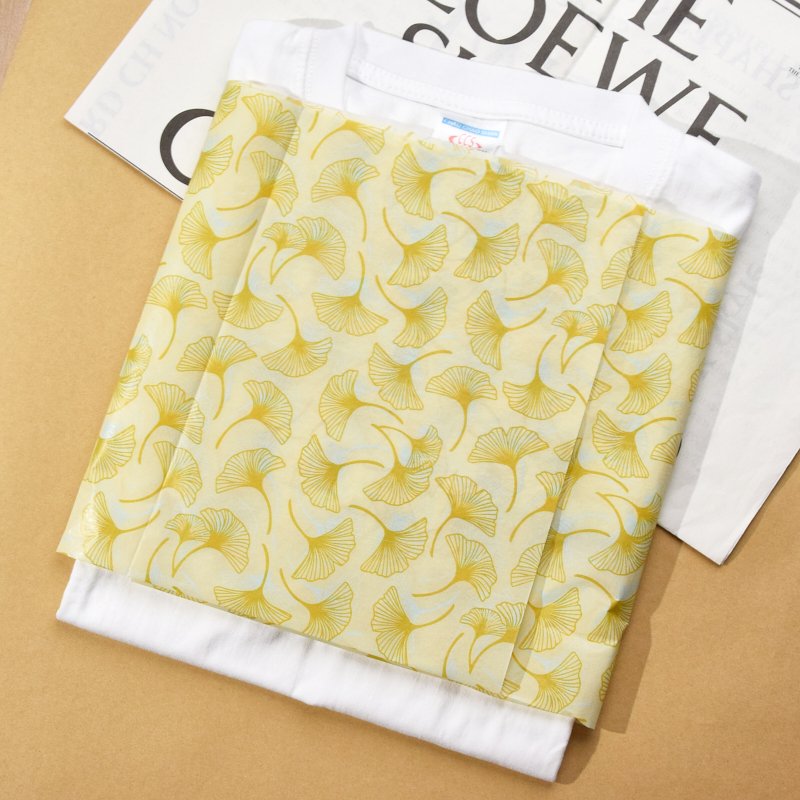 wholesale tissue paper packing flower gift wrapping paper packaging with custom logo for clothing