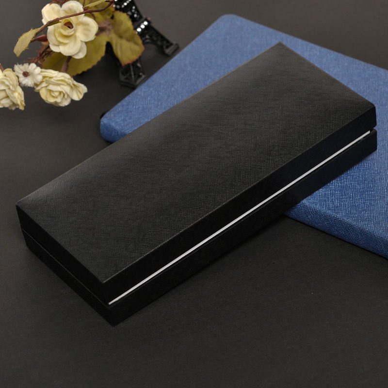 Factory Hot sell stock Paper Empty Packaging Pens Gift Boxes High end hard flip paper pen box with custom logo