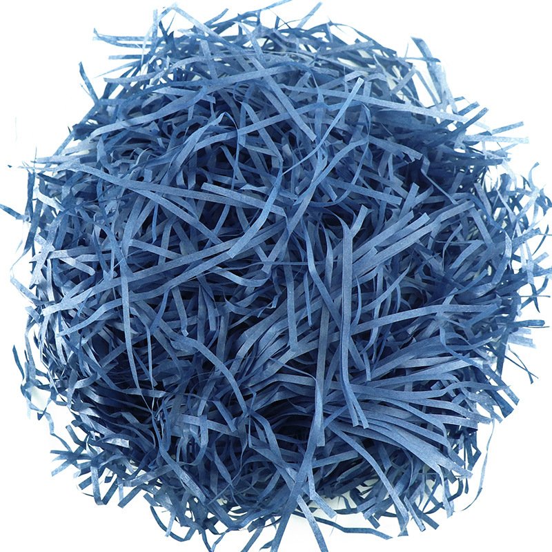 High-Quality fruit packaging gift box stuffing color shredded paper chicken nest grass straight silk Rayon raffia